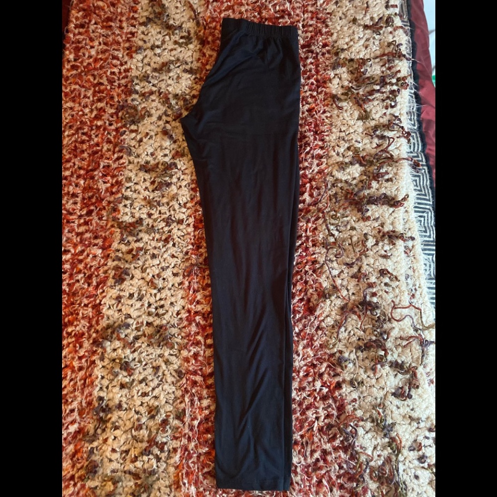 Black Cotton Leggings